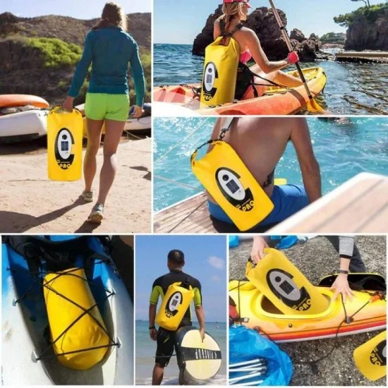 Ztarx 20L Waterproof Backpack With Bluetooth Speaker - Yellow